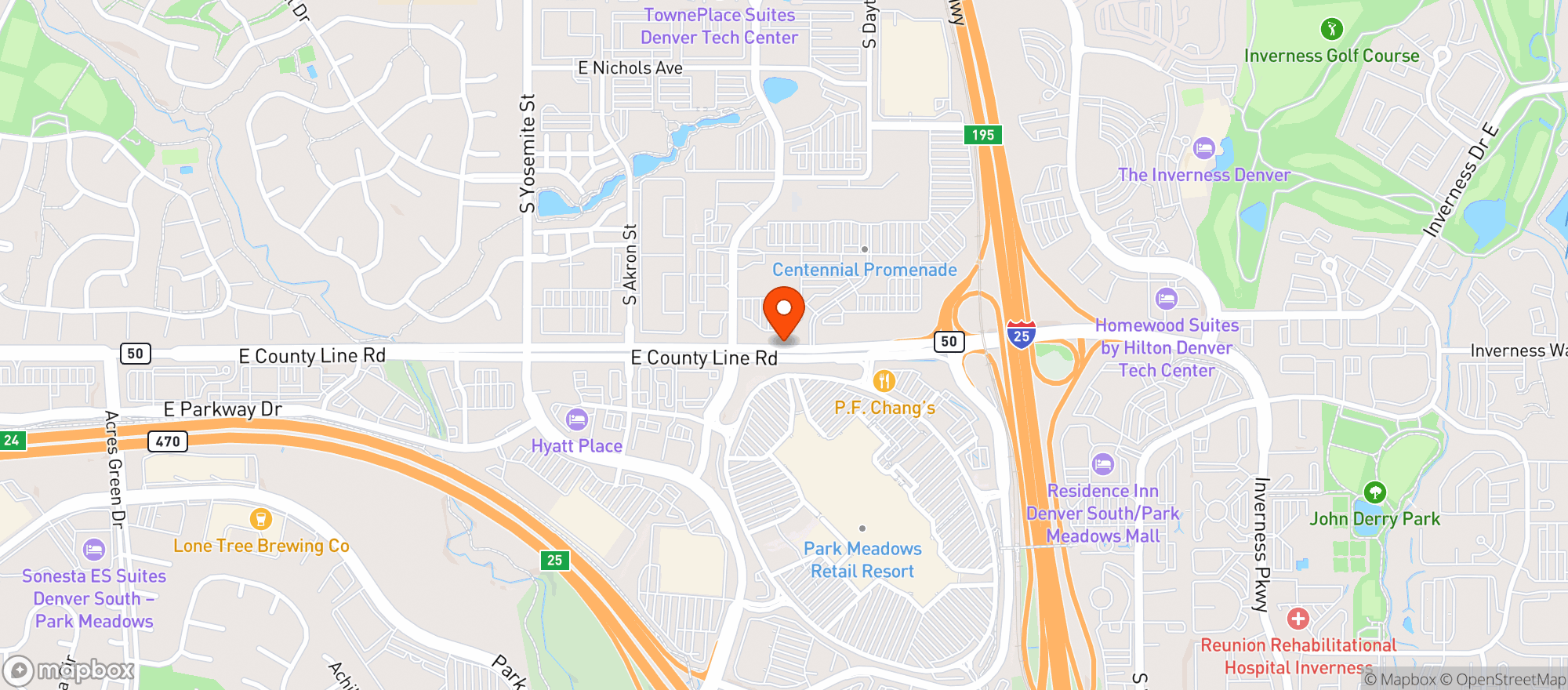 Map showing TOTAL WINE & MORE