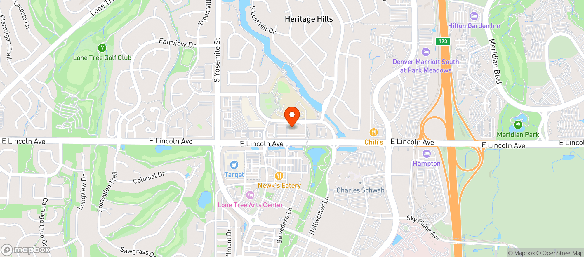 Map showing Honey Pig Cafe