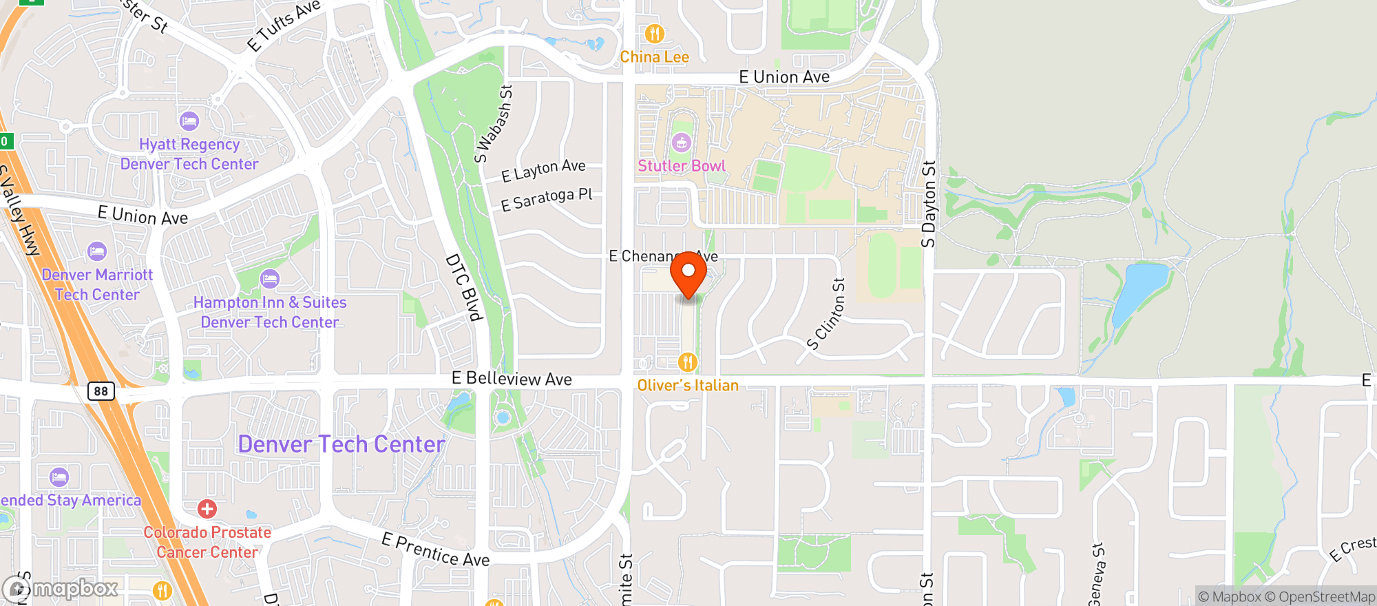 Map showing Dtc Wine And Spirits