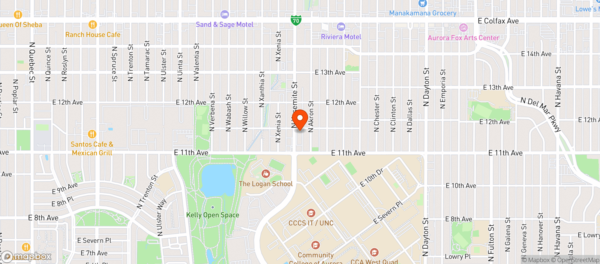 Map showing Legit Liquor Store