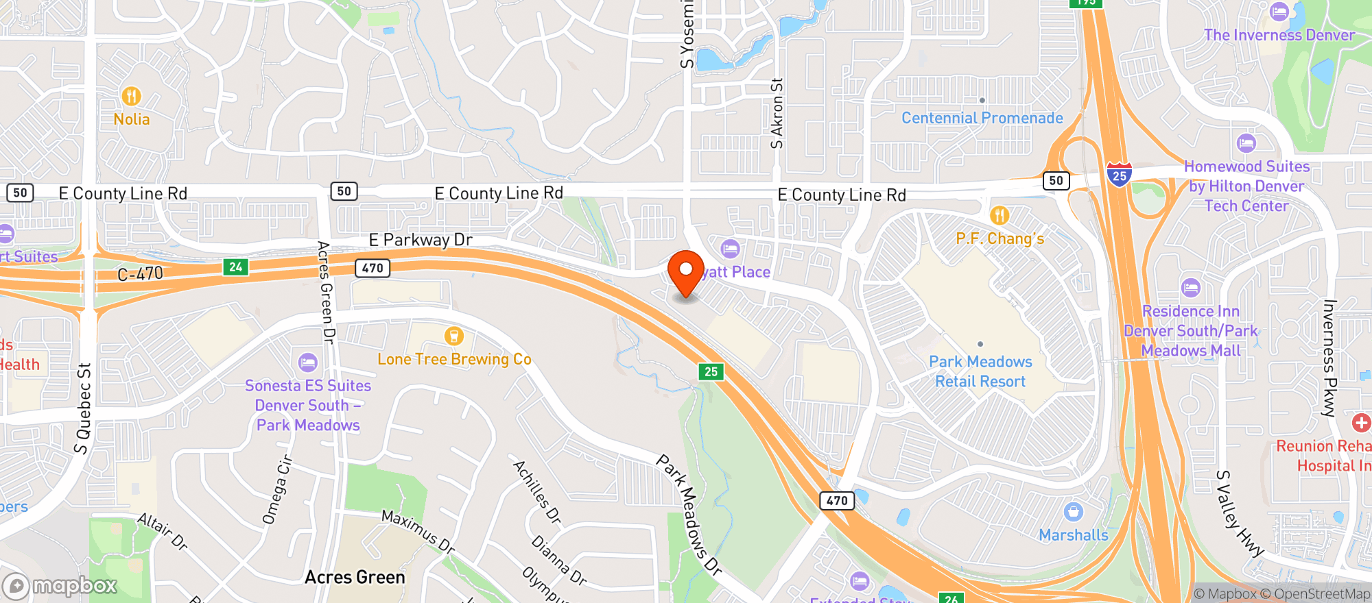 Map showing Lukas Liquors