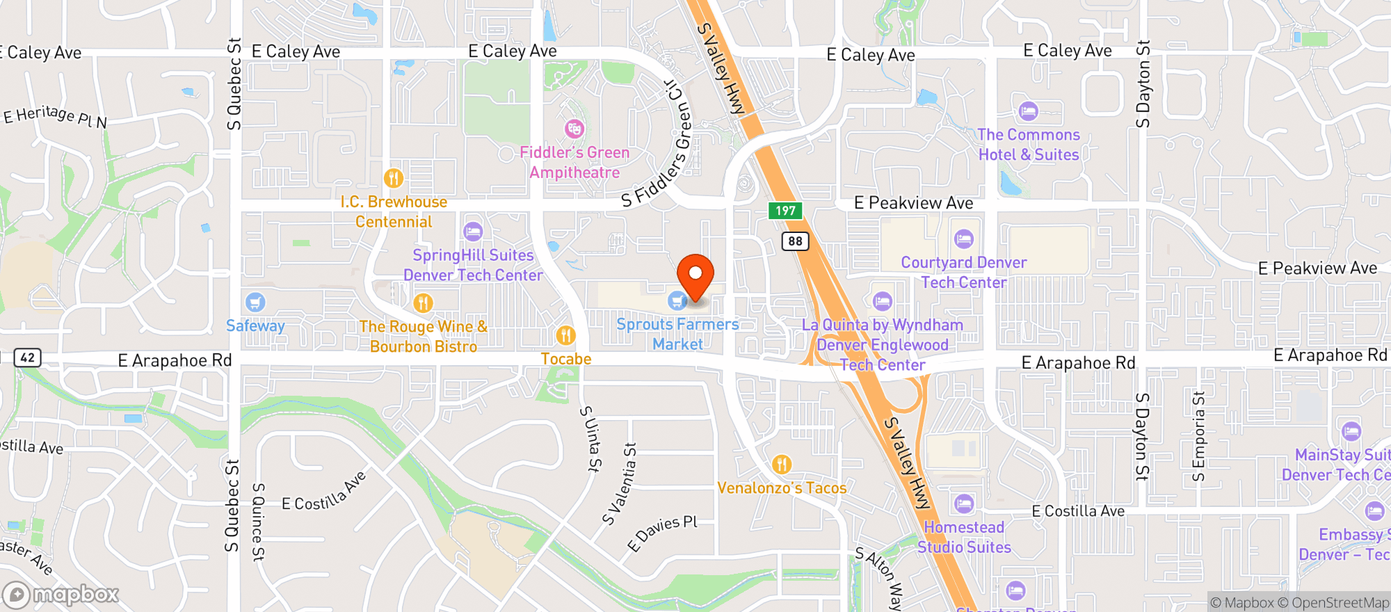 Map showing Gnc