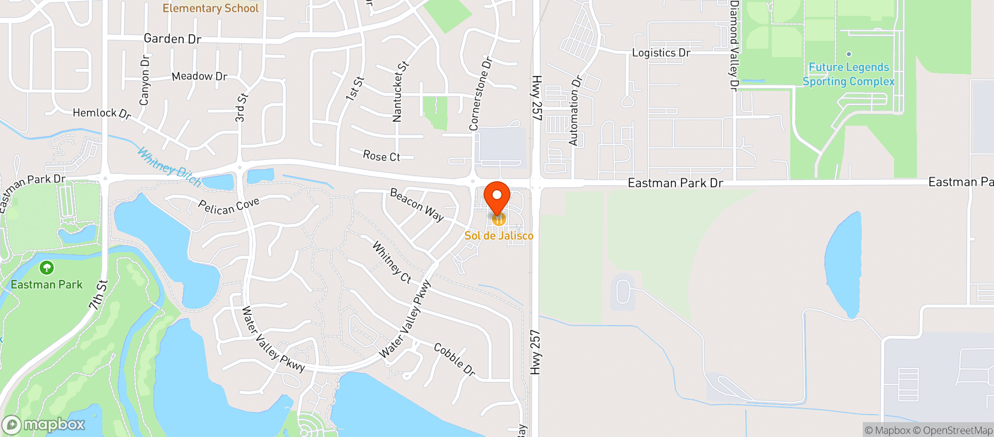 Map showing Uncorked Wine & Spirits