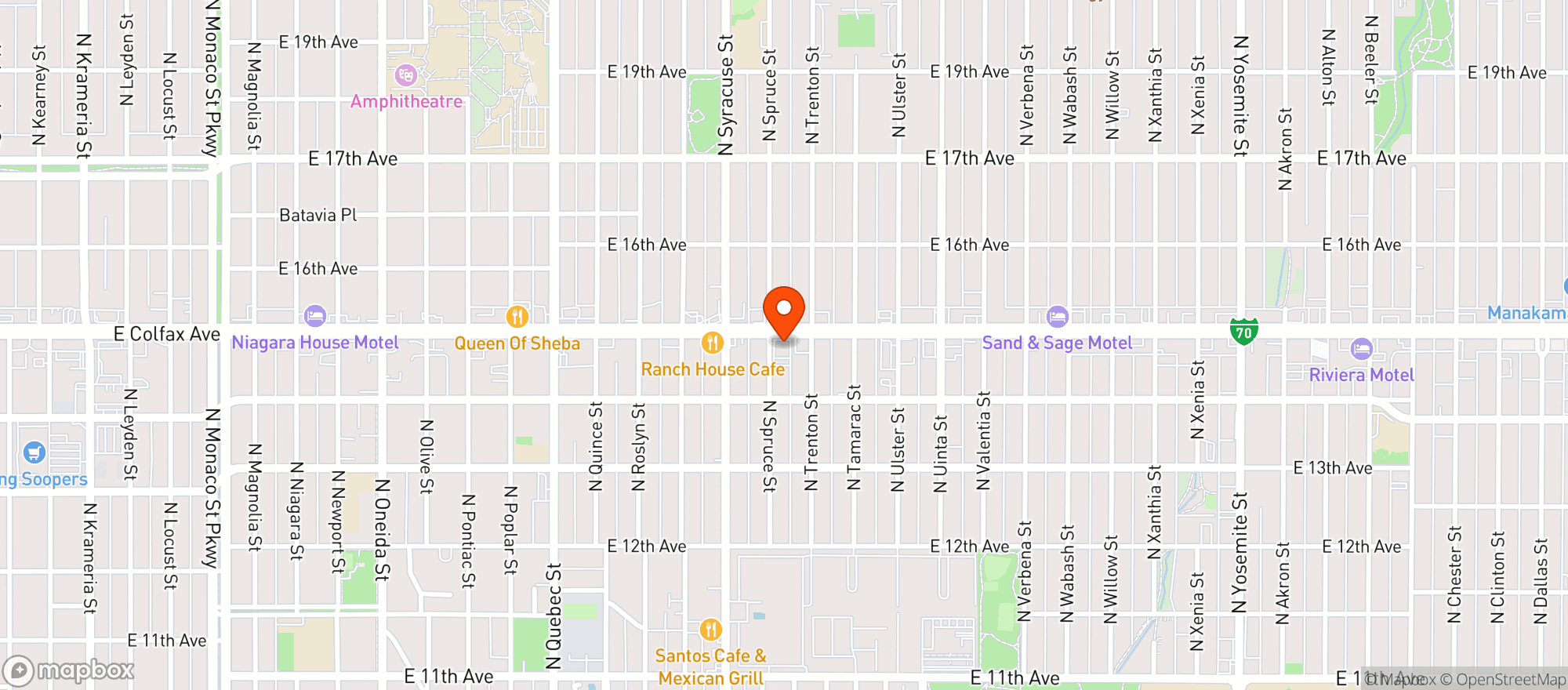 Map showing Marley Liquor