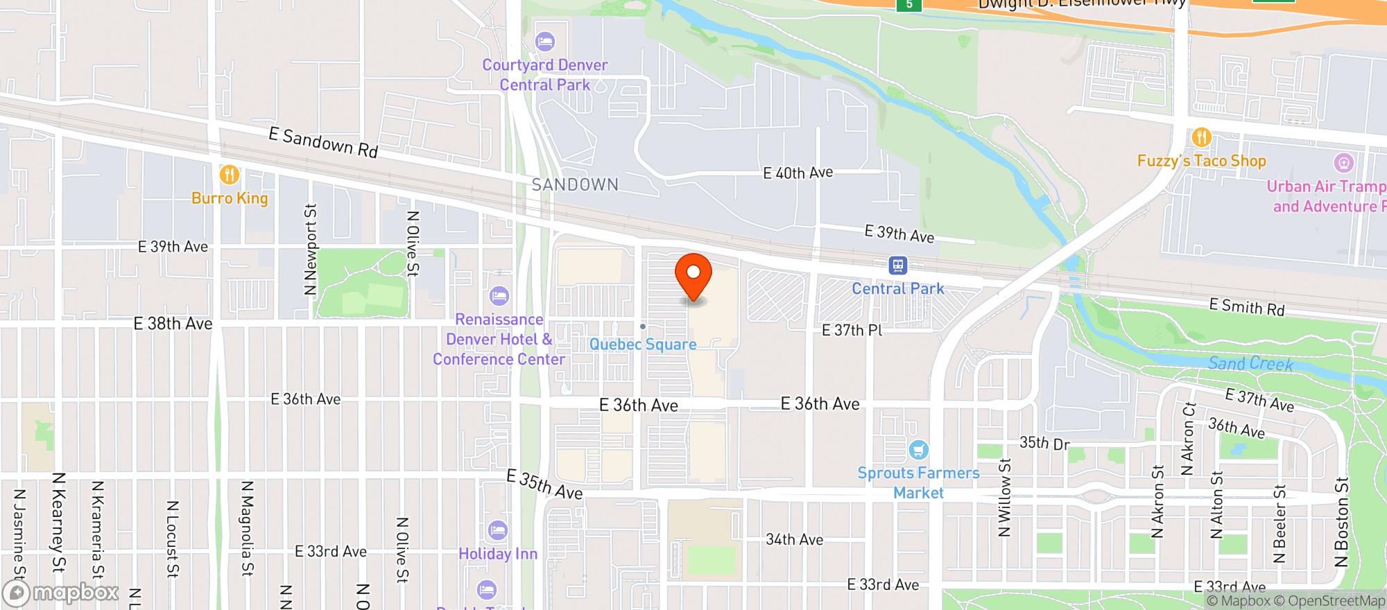 Map showing Walmart 3533