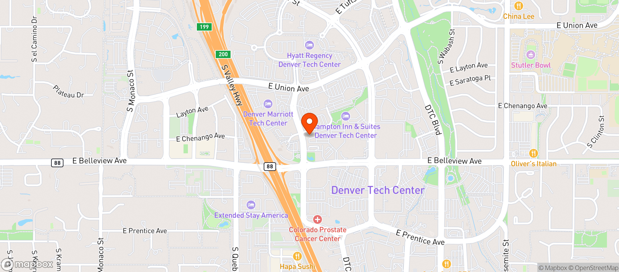 Map showing Griffin Tavern