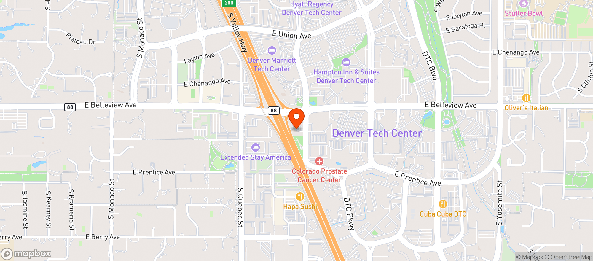 Map showing Eddie Vs