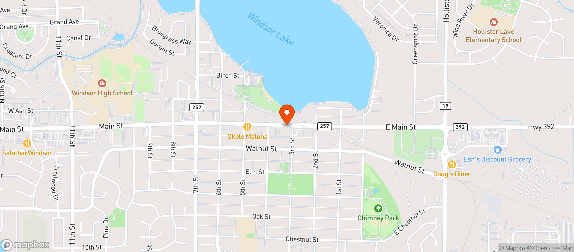 Map showing Tihos Tequila Bar & Restaurant