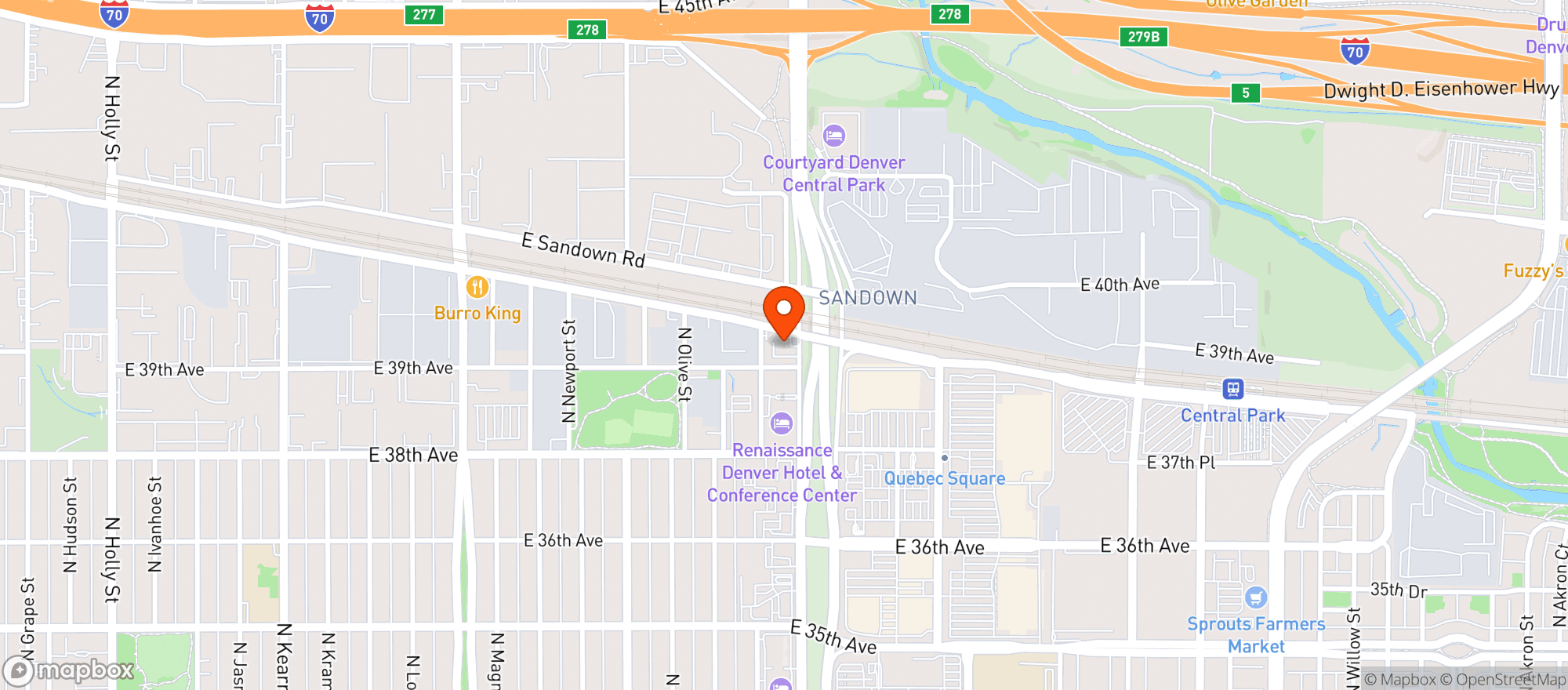 Map showing Viejo Liquors