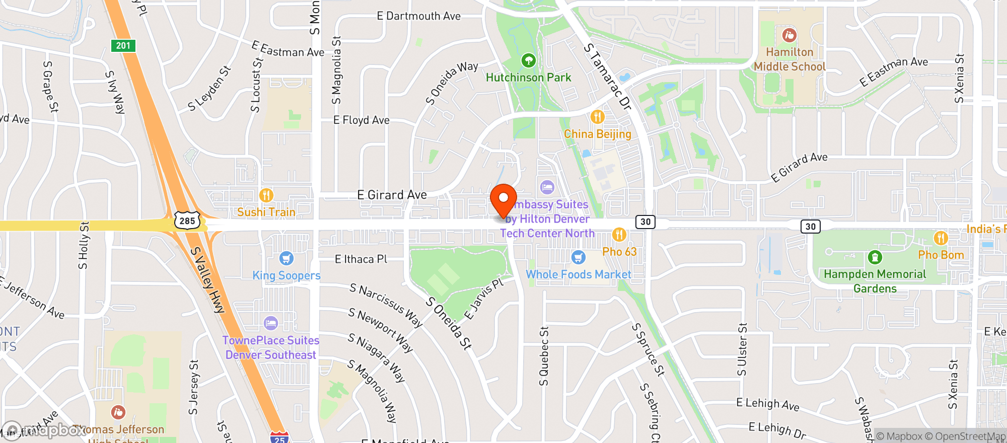 Map showing Distillery Liquors