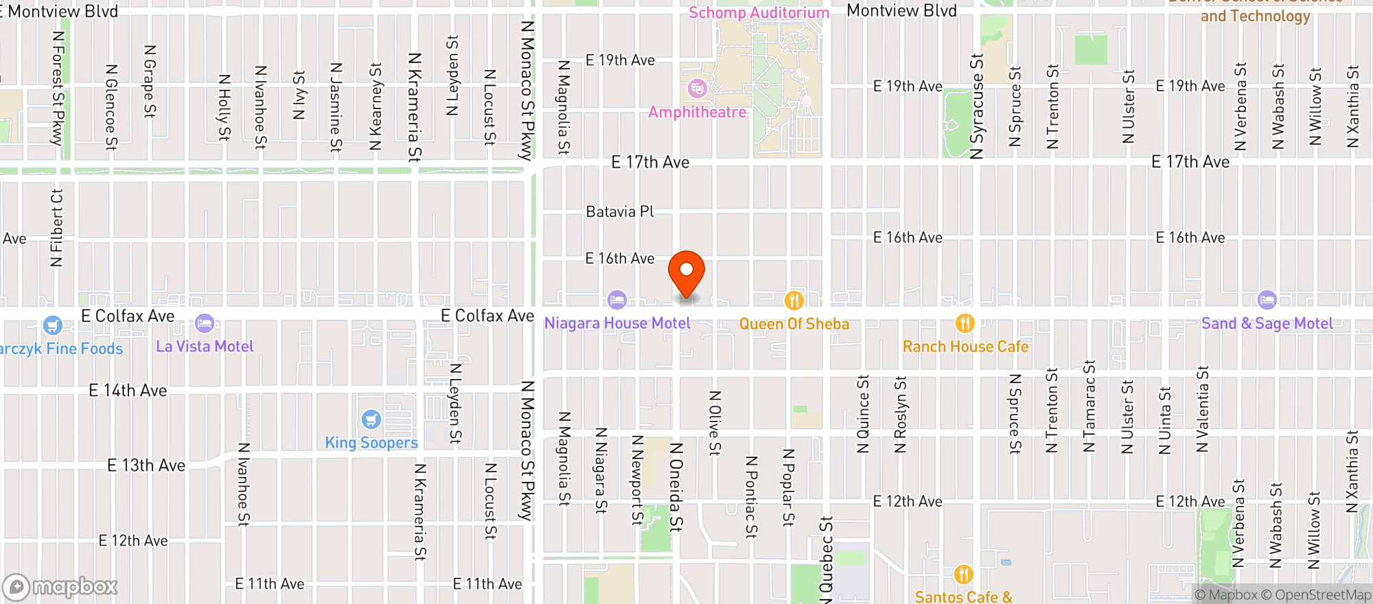 Map showing Yuma Way - Park Hill Gardens