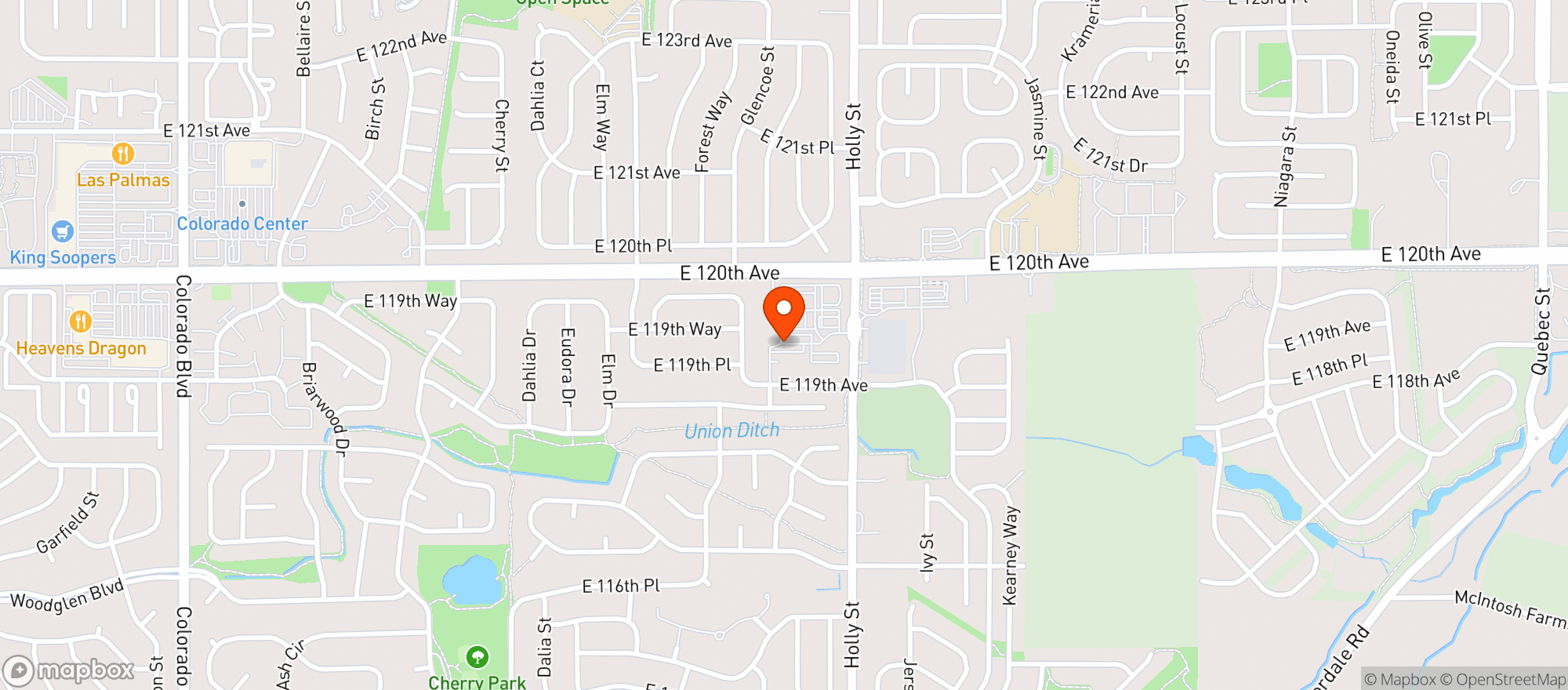 Map showing Billy Birch Pub & Yard