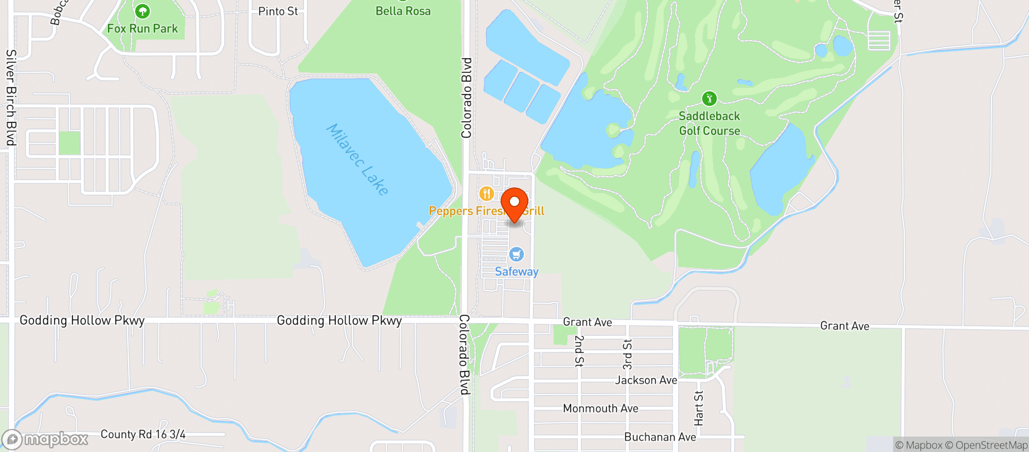 Map showing Wild Side