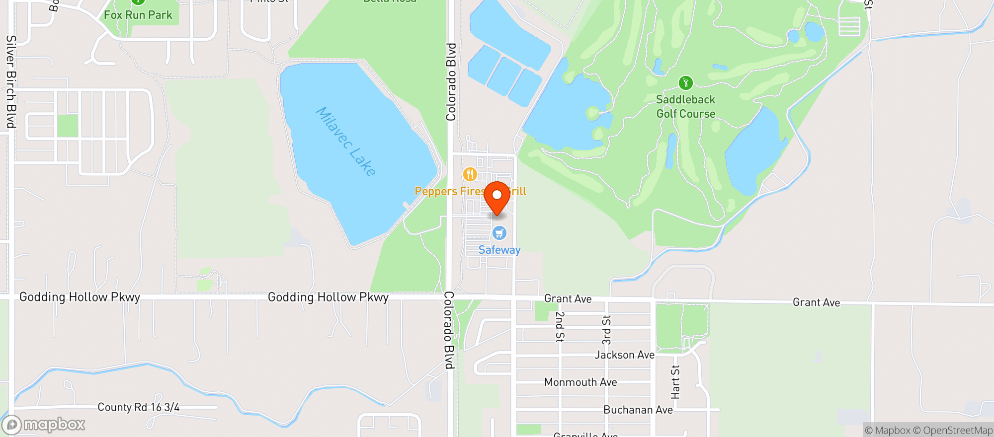 Map showing Carbon Valley Liquor