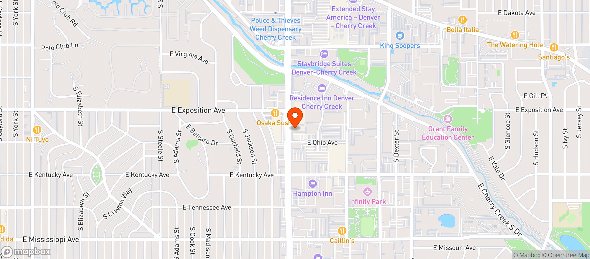 Map showing Gnc