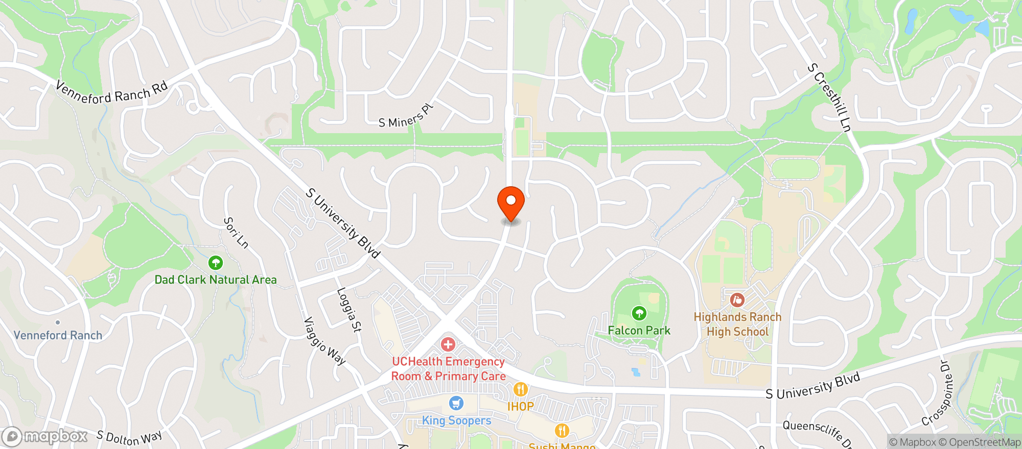 Map showing Whole Foods Market