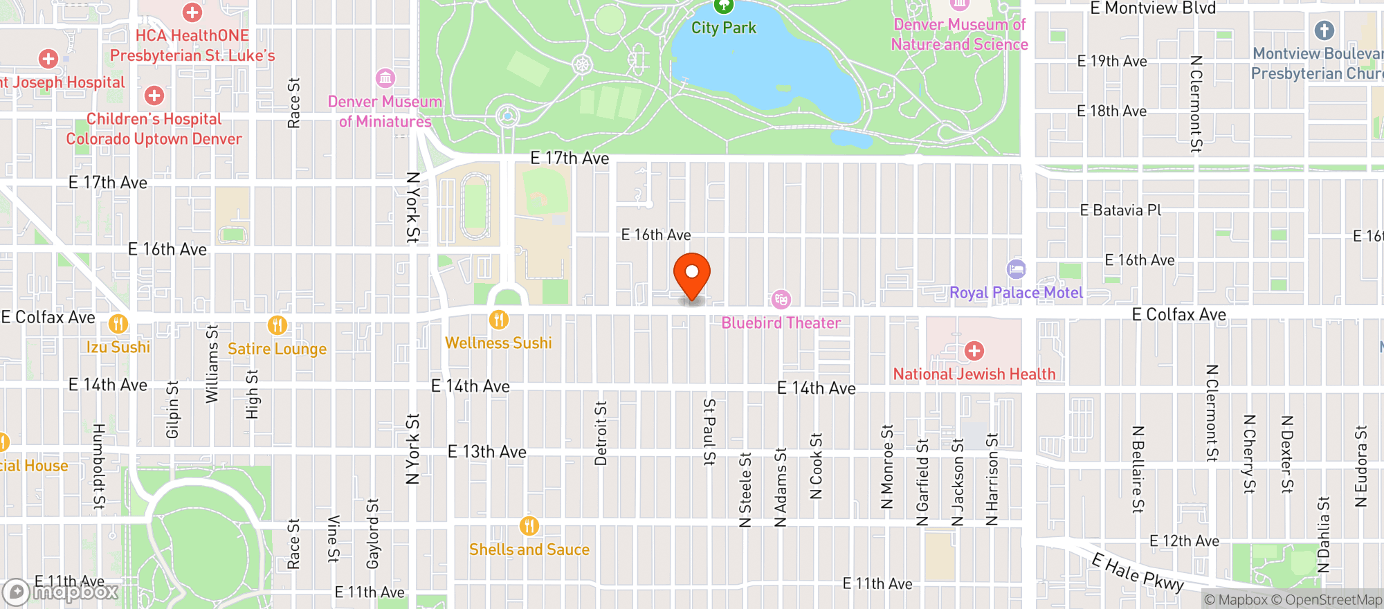 Map showing Bayon Liquors