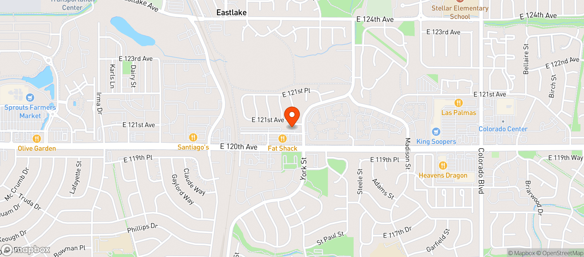 Map showing Skunked