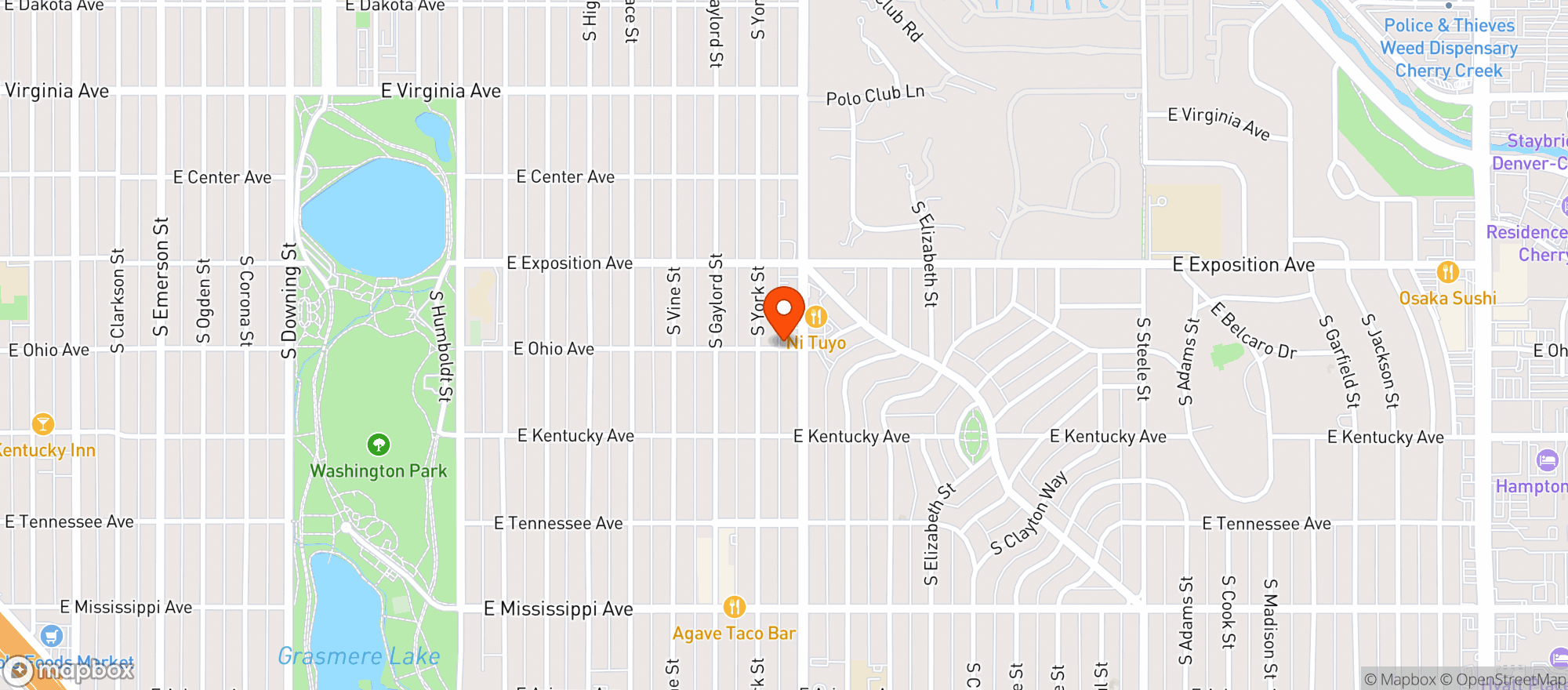 Map showing Silver Stem Bonnie Brae