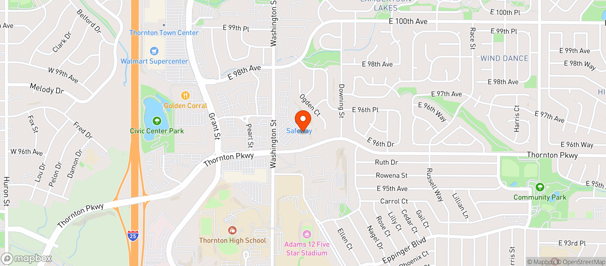 Map showing OLD COUNTRY LIQUORS