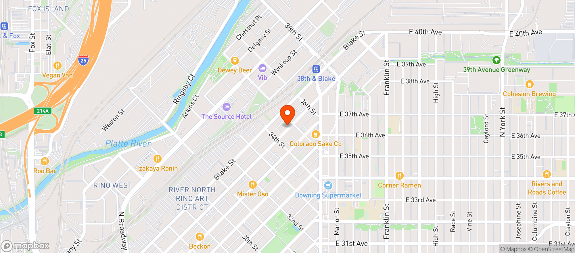 Map showing Side Bar