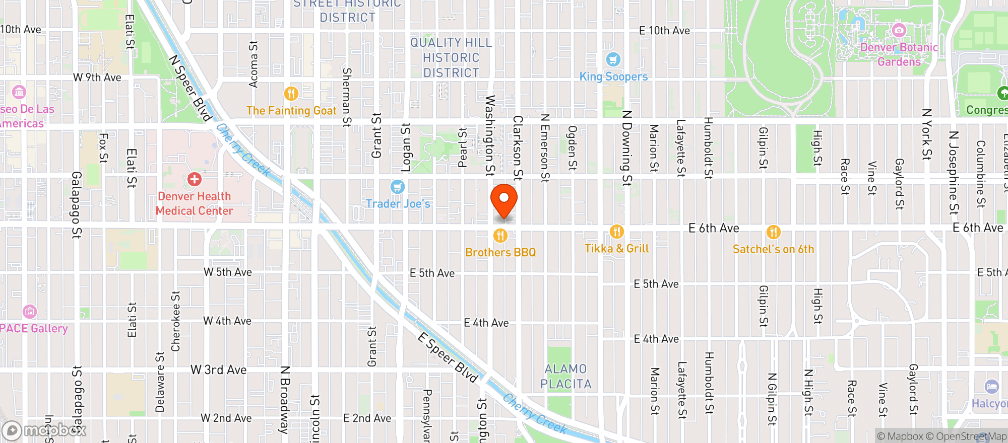 Map showing Don's Club Tavern