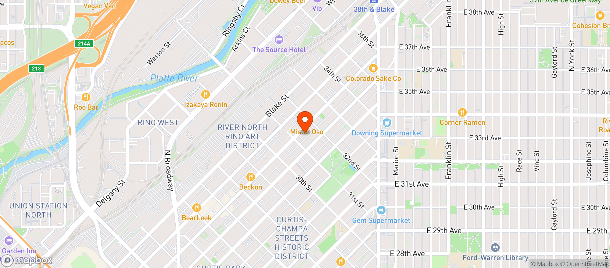 Map showing Gold Point
