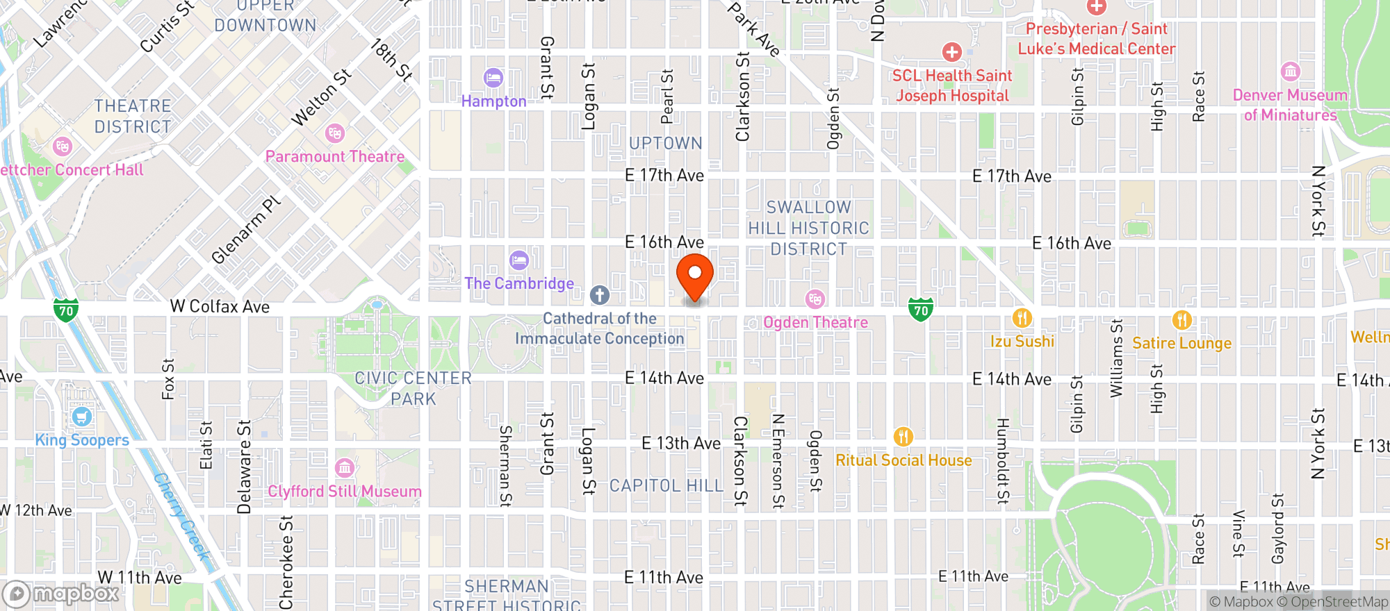 Map showing Xbar