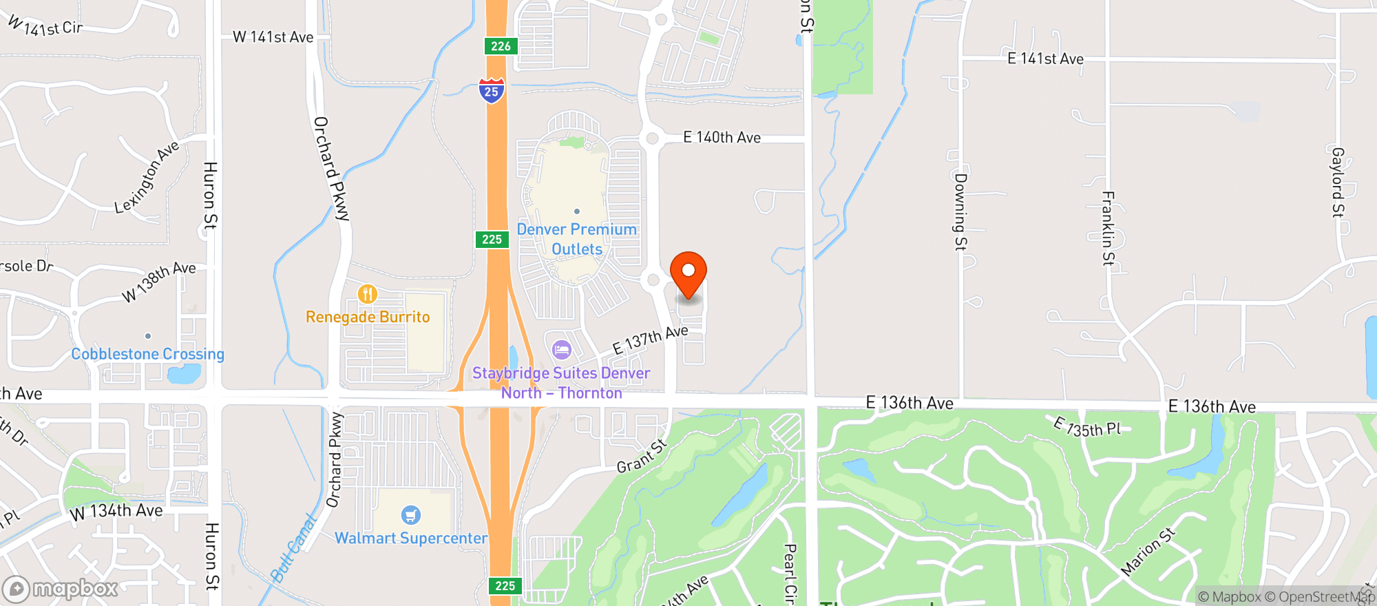 Map showing APPLEJACK WINE & SPIRITS