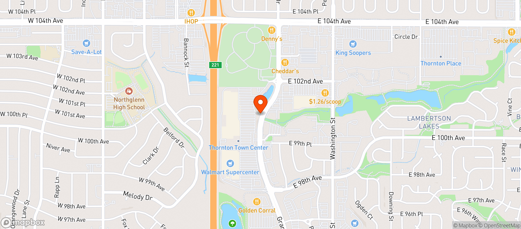 Map showing Gnc