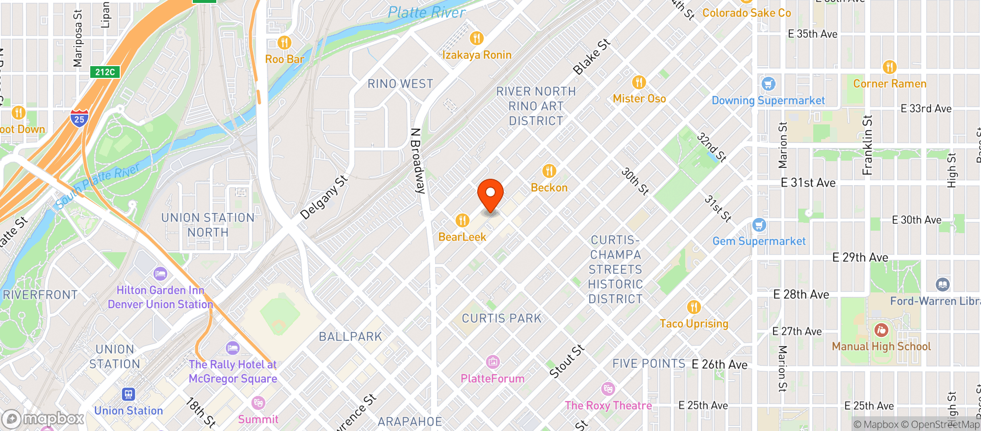 Map showing Recital
