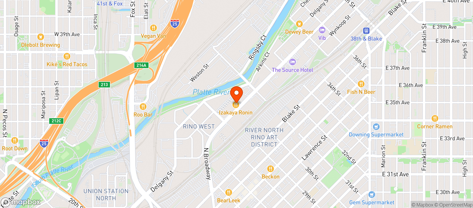 Map showing Will Call