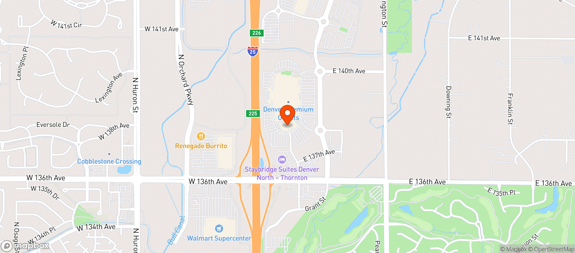 Map showing Gnc