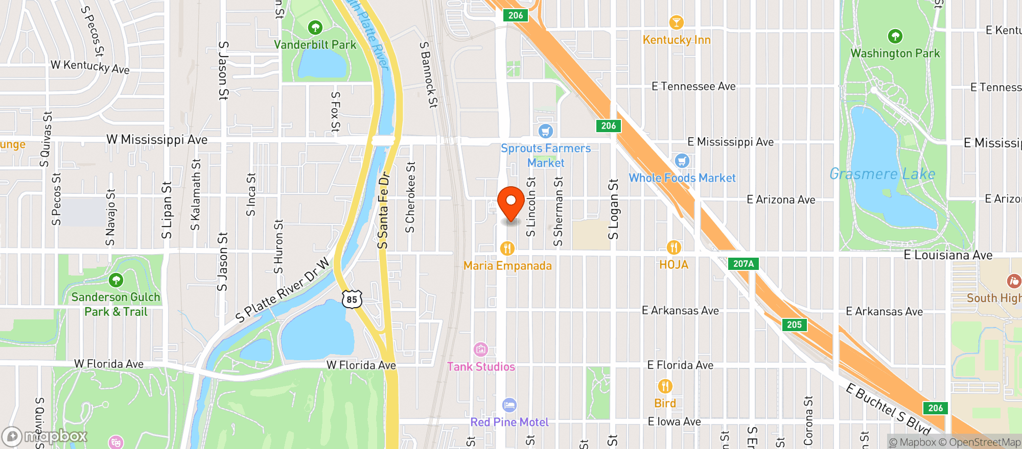 Map showing Divino Wine & Spirits