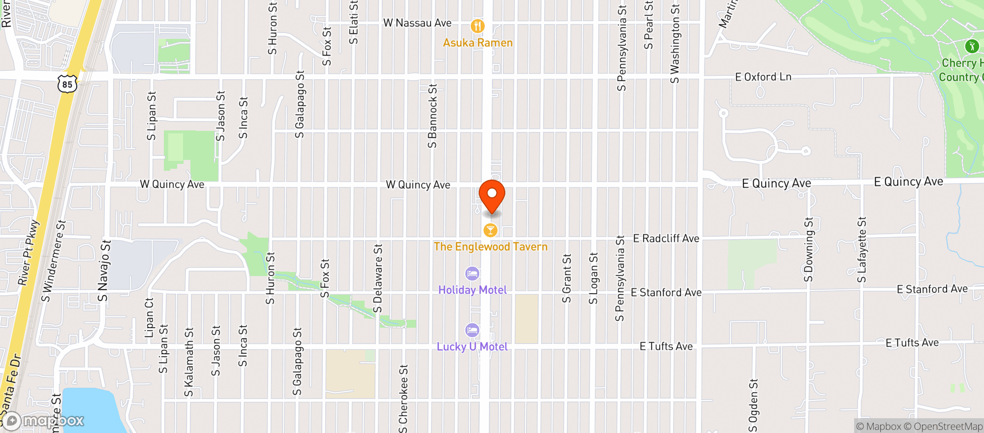 Map showing Widowmaker Apparel