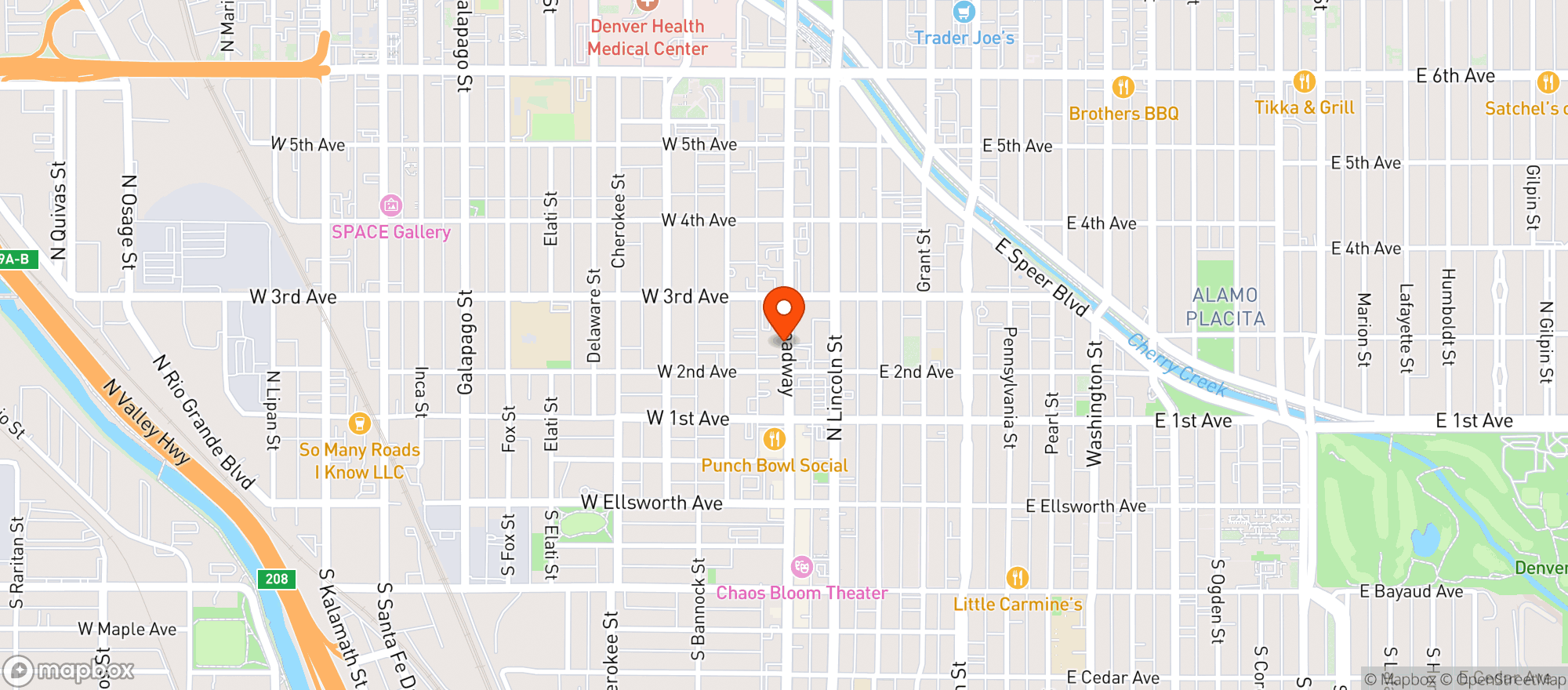 Map showing Trve Brewing Co.