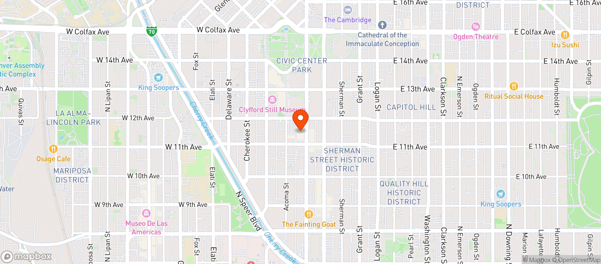 Map showing Golden Triangle Wine & Spirits