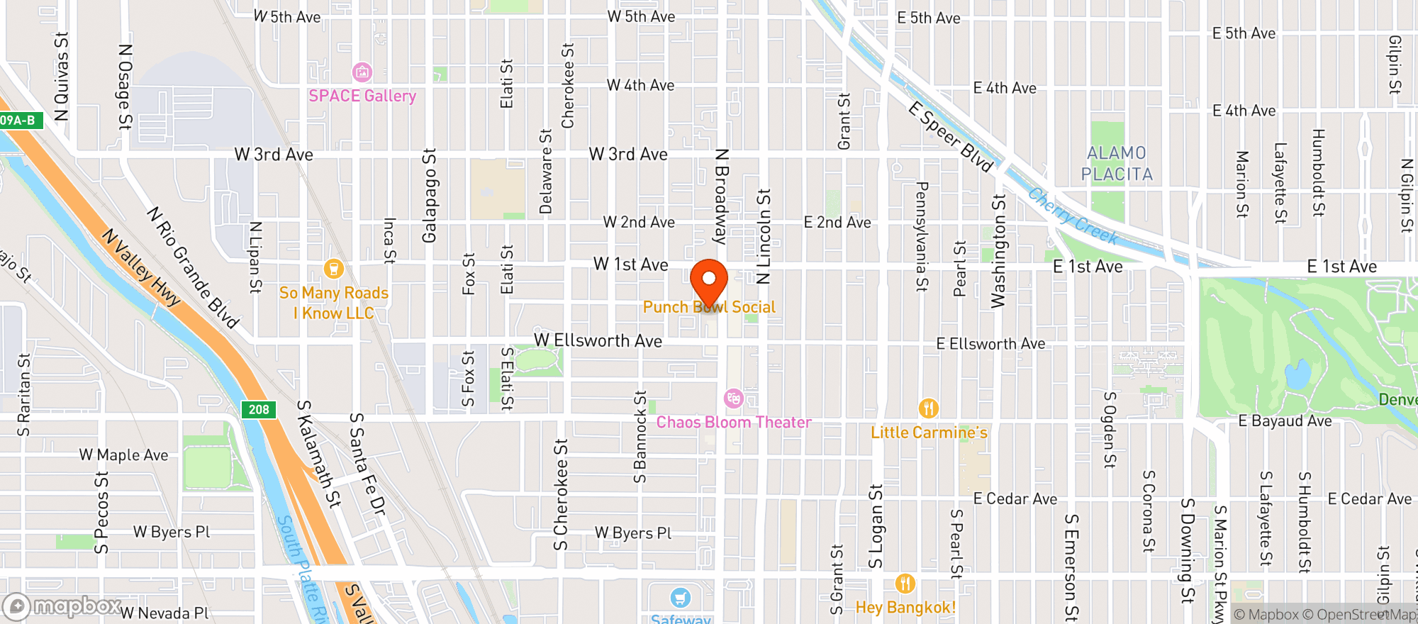 Map showing Terrapin Care Station Broadway