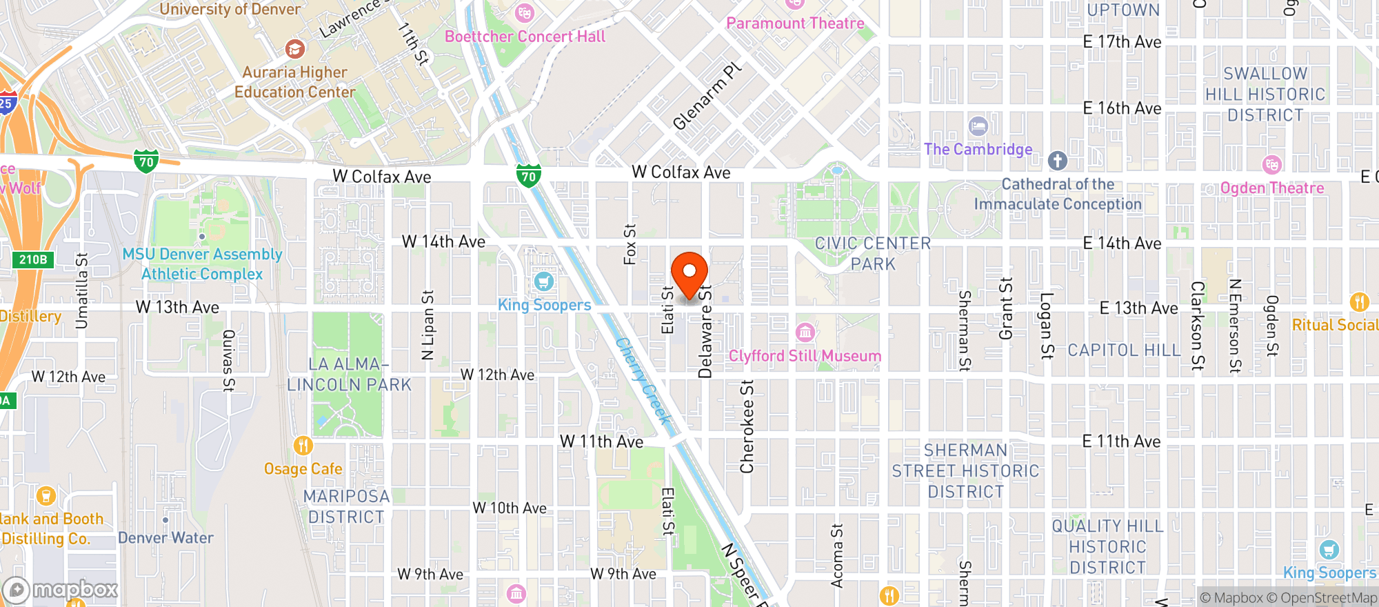Map showing Local Product