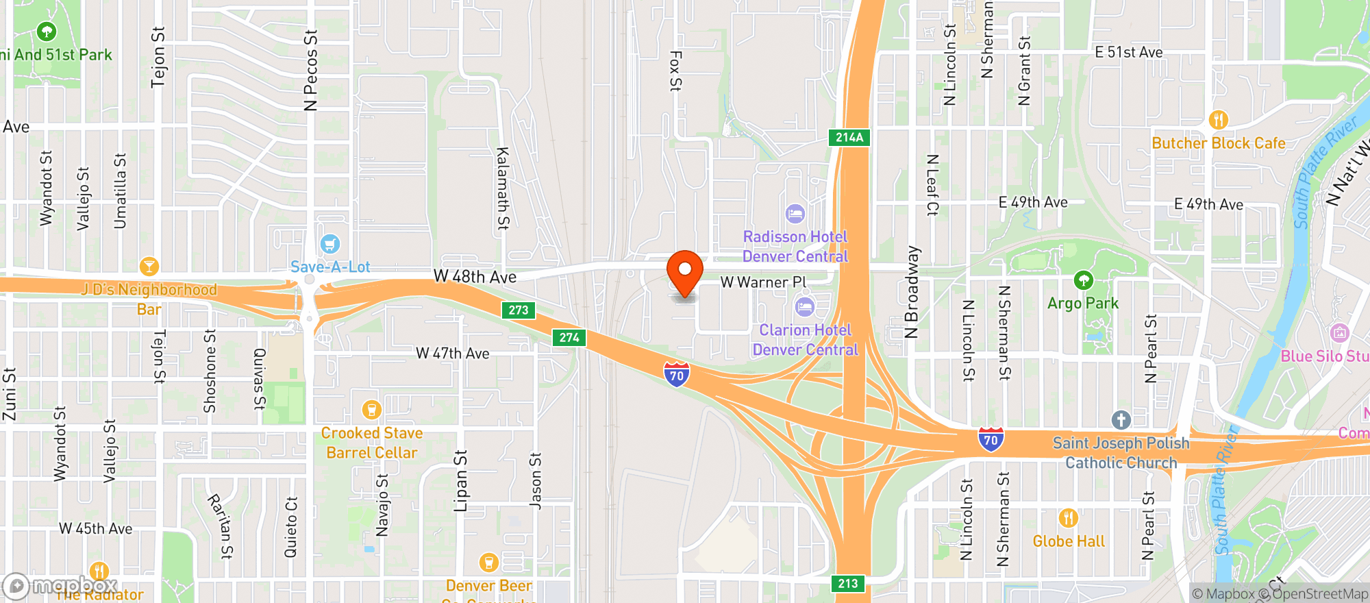 Map showing Fox Cannabis