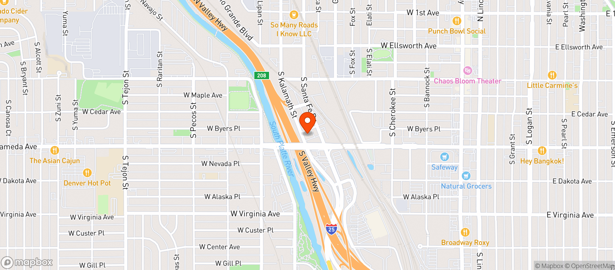 Map showing Green Dragon Cannabis Company