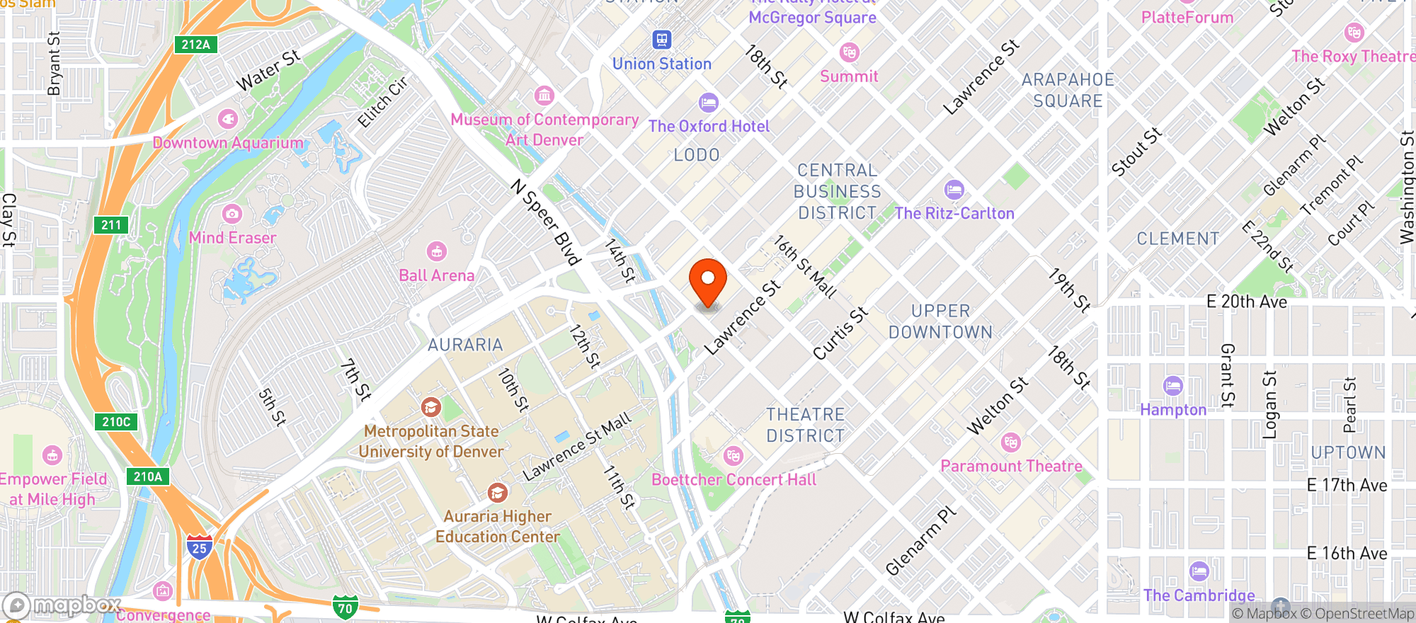 Map showing TAMAYO