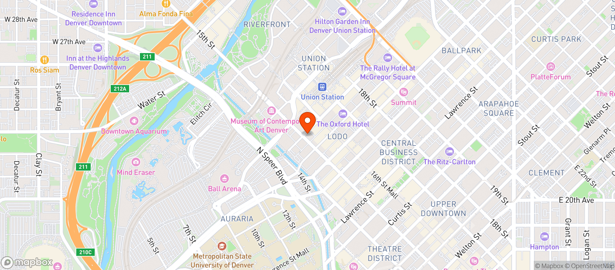 Map showing The Velvet Cellar