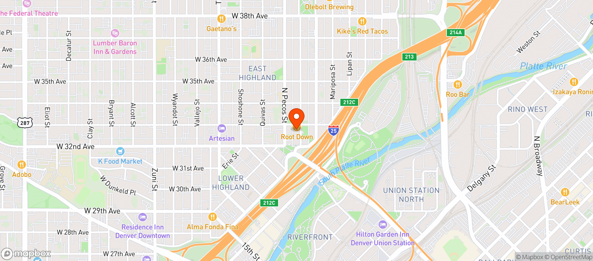 Map showing The Family Jones Spirit House