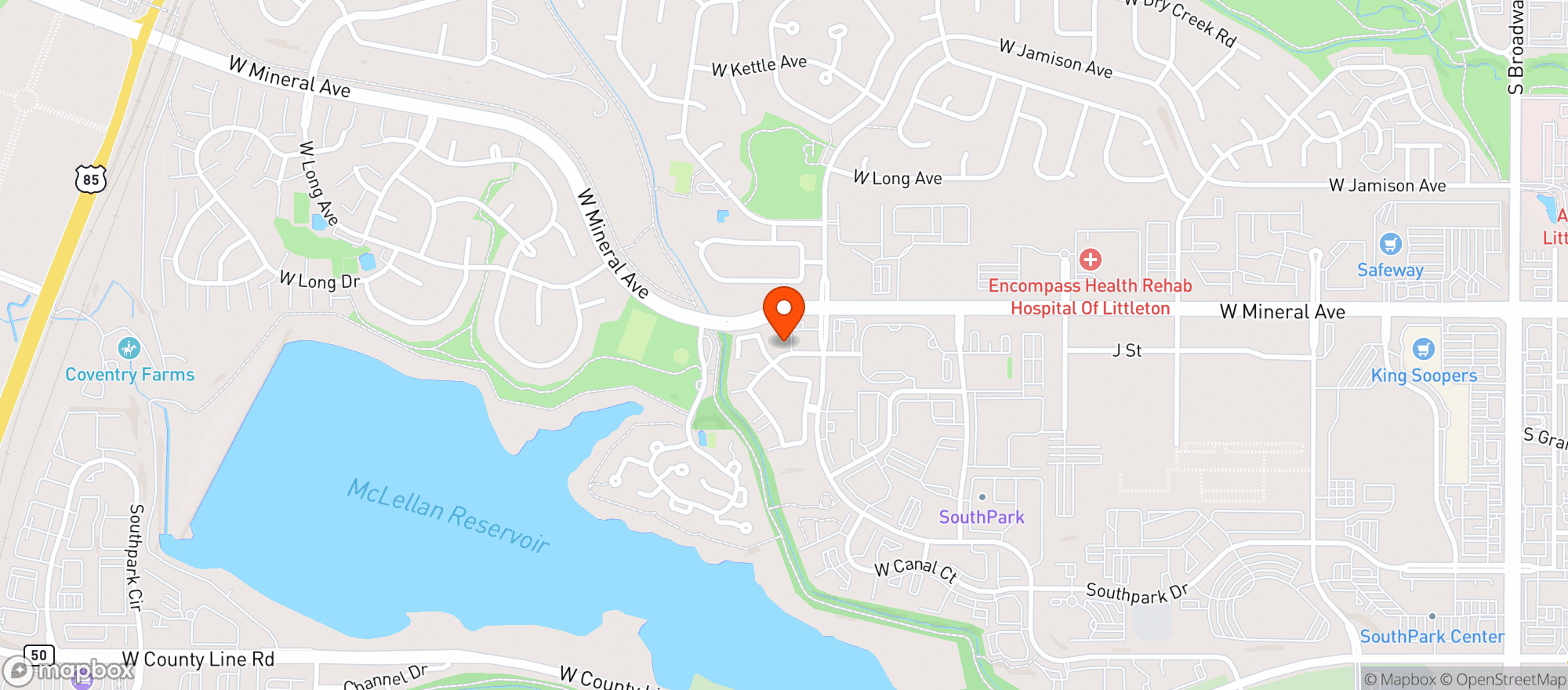 Map showing Westview Wine & Spirits