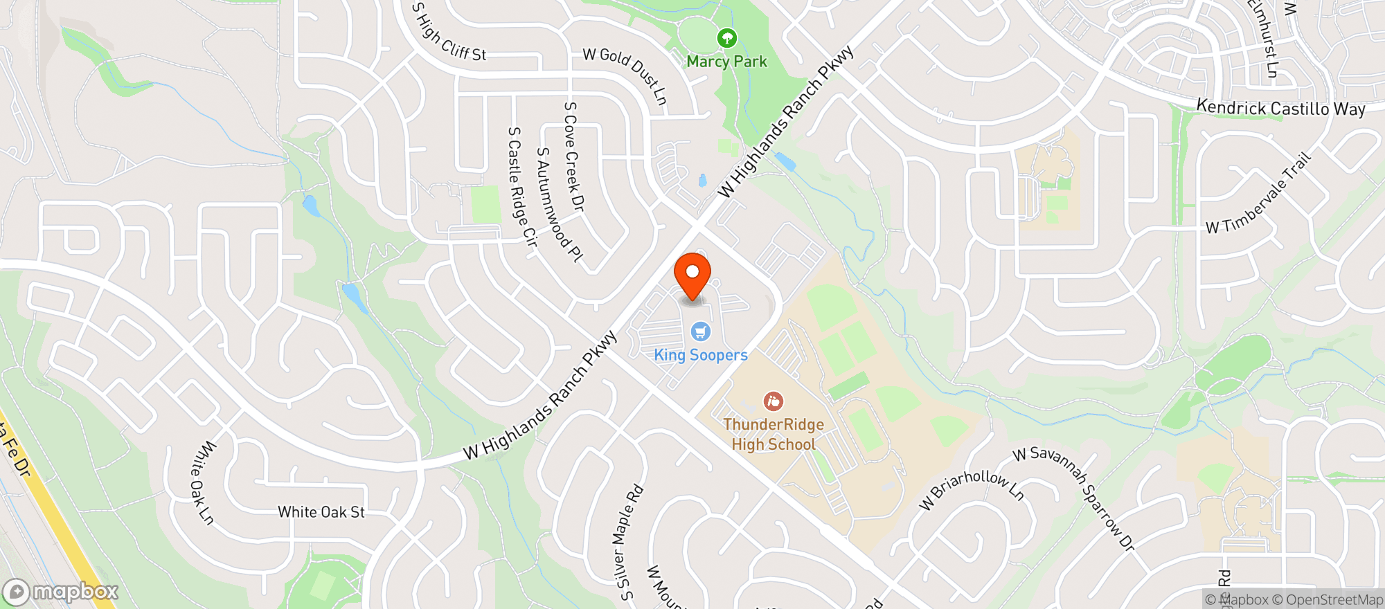 Map showing Westside Liquor