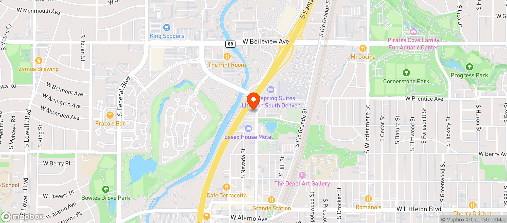 Map showing The 49th #0