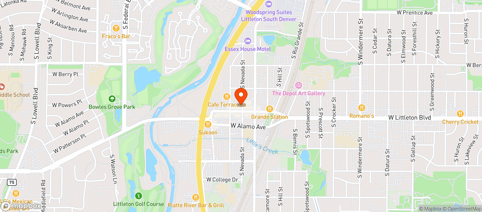 Map showing Kate's Wine Bar