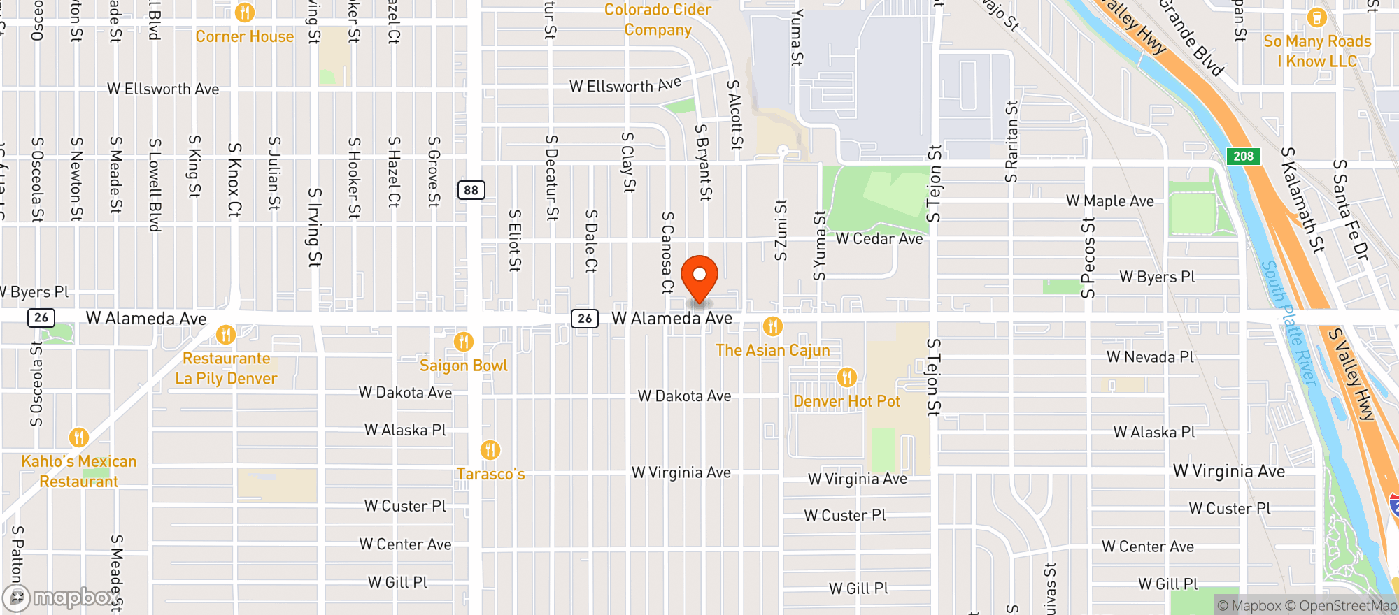 Map showing The Green Solution Llc