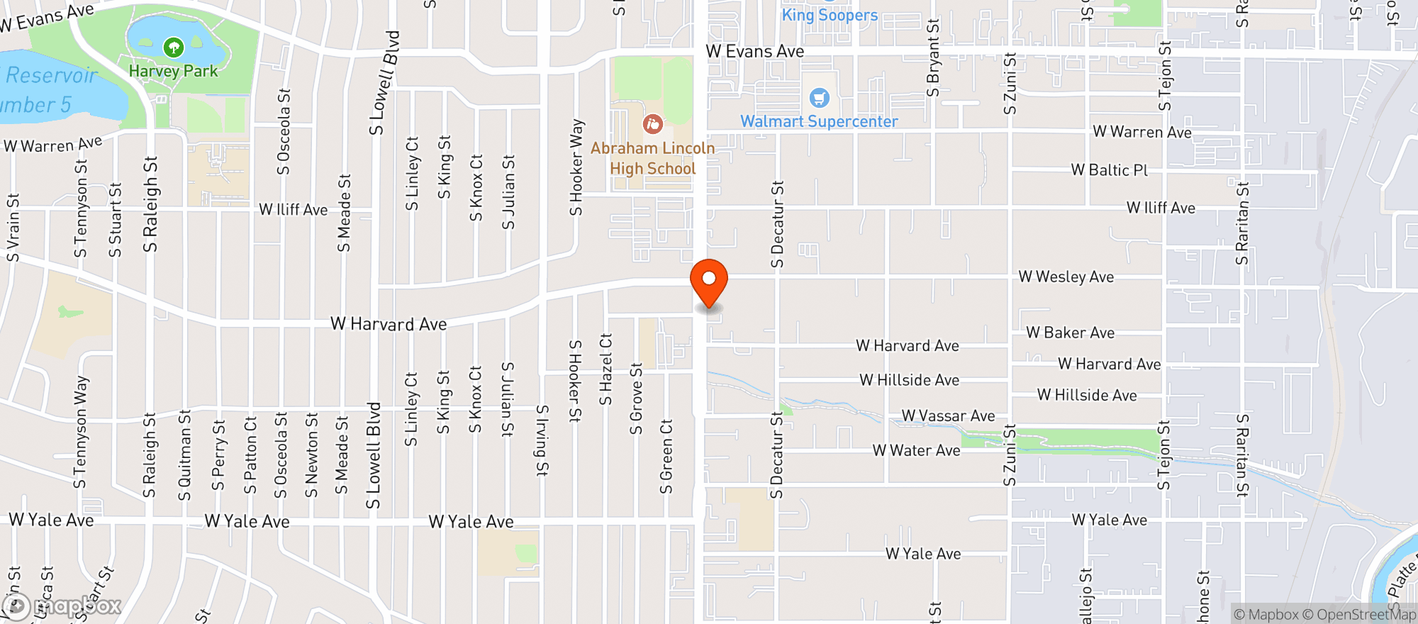Map showing Green Sativa - Federal Med